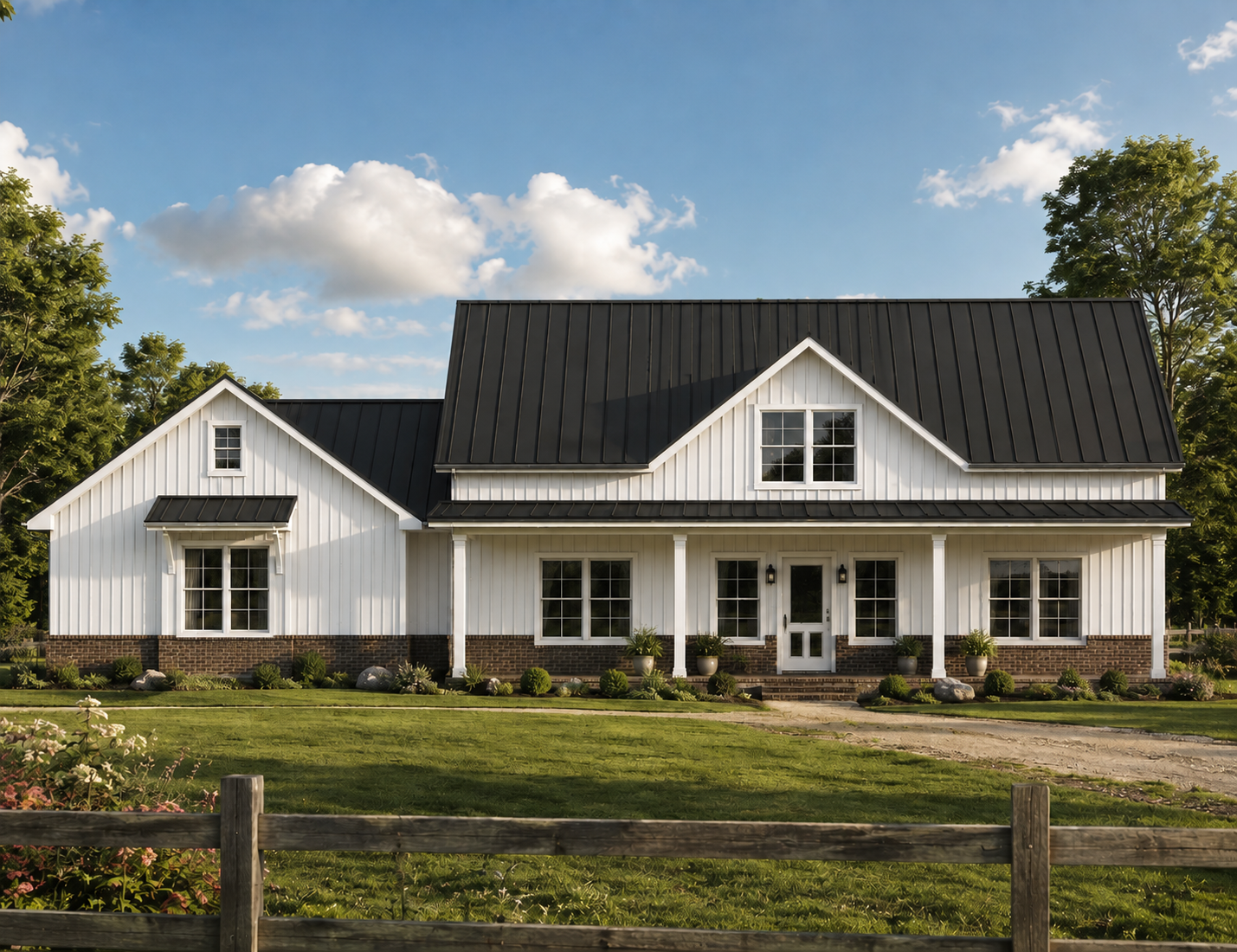 Barndominium B1440-G-B barndominium house plan