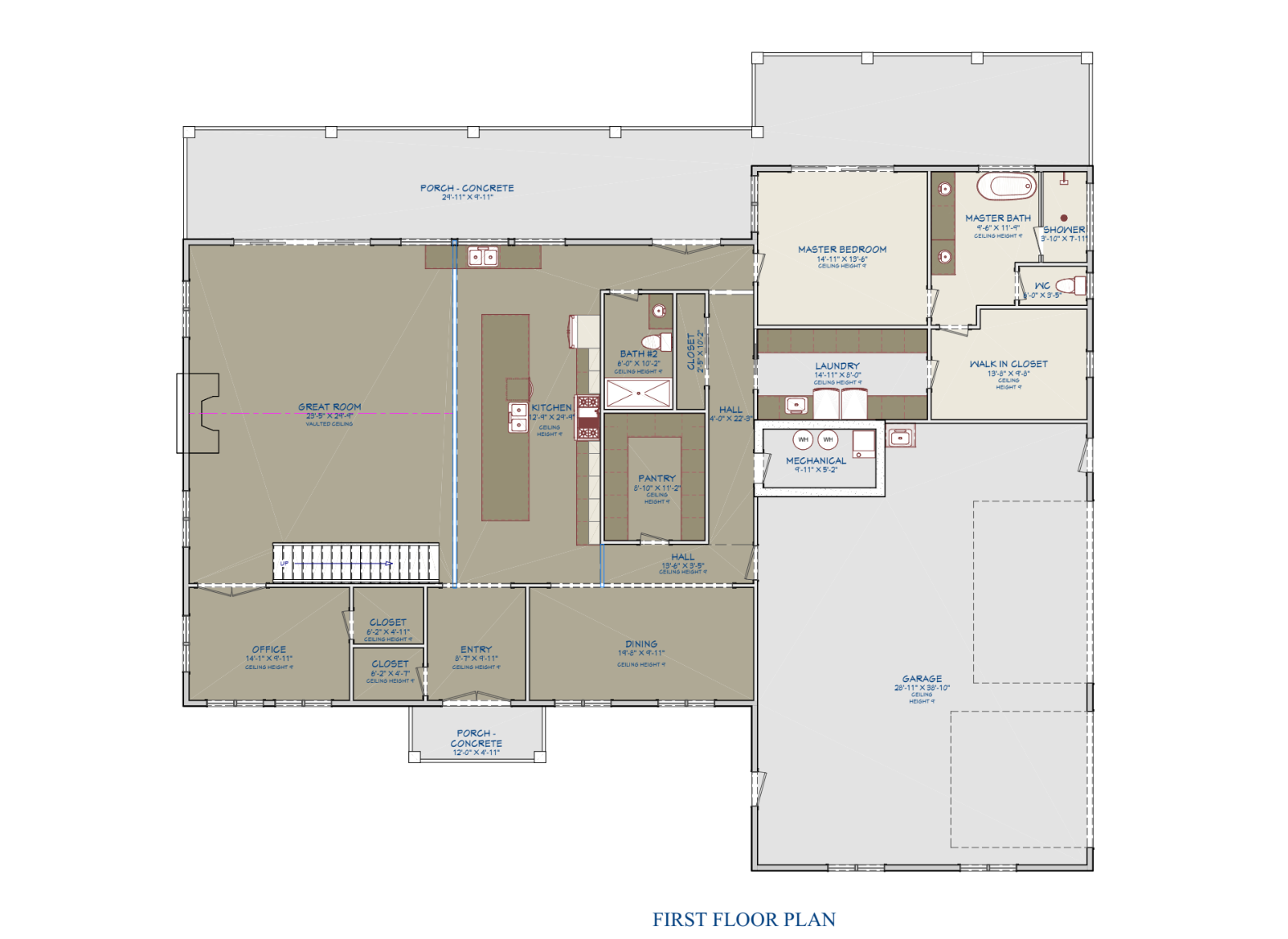 Barndominium Plan B4488 barndominium house plan