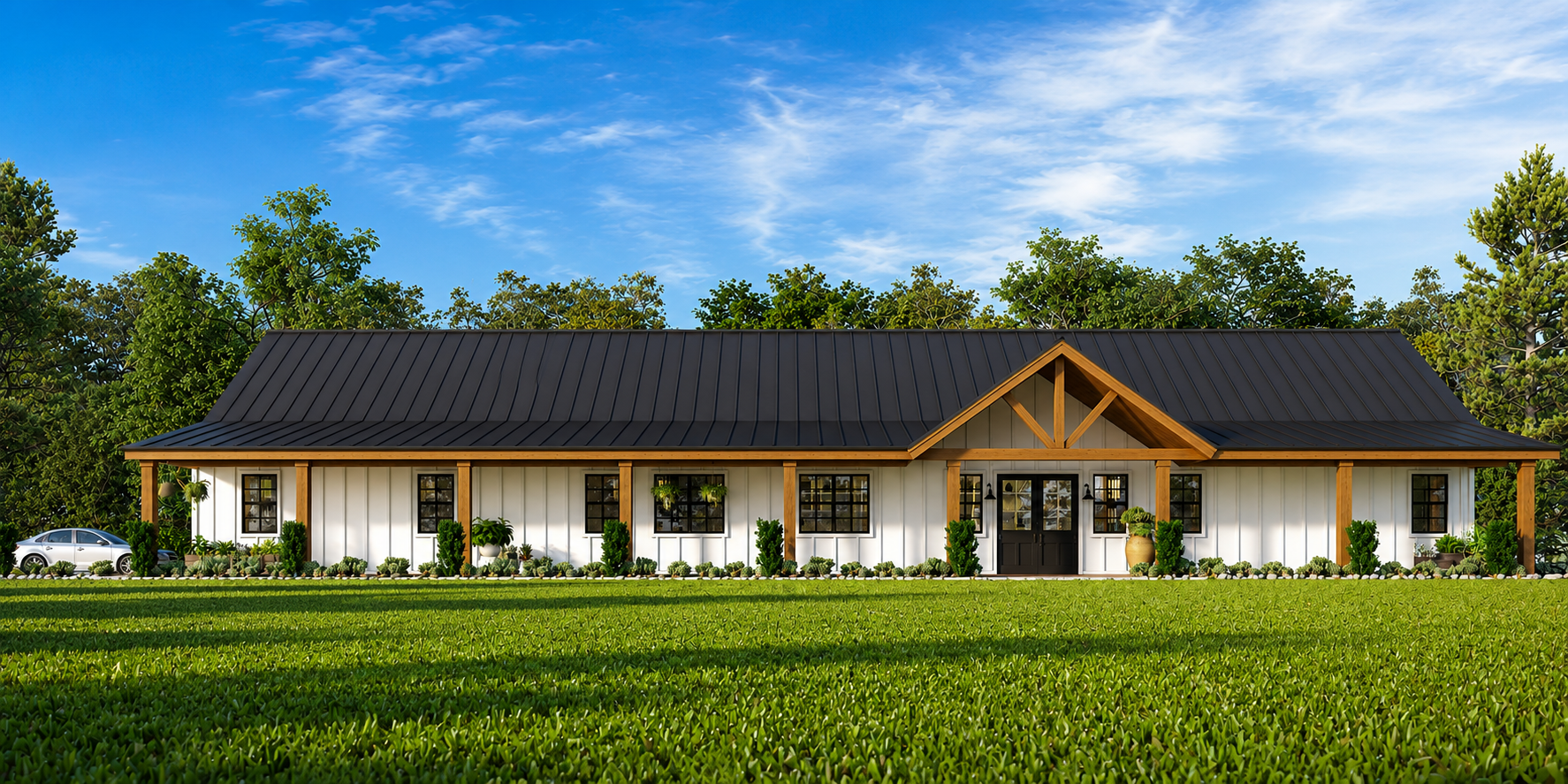 Barndominium Plan B3755 barndominium house plan