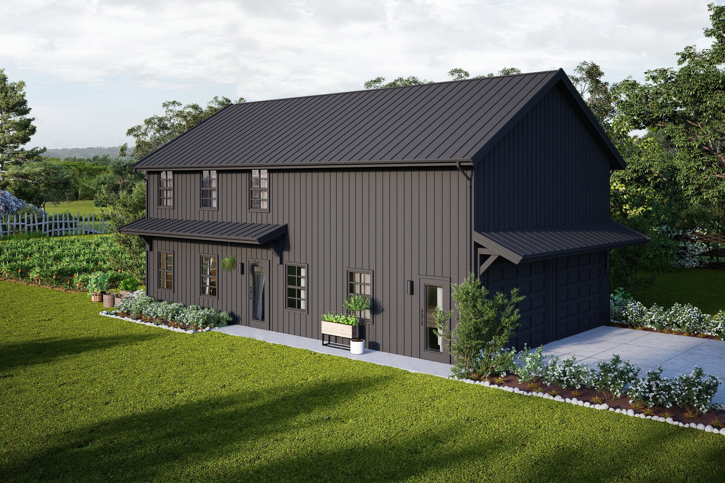 Barndominium Plan B960 barndominium house plan