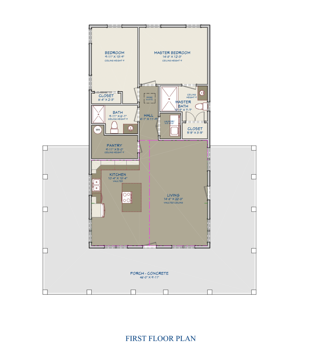Barndominium Plan B1248 barndominium house plan
