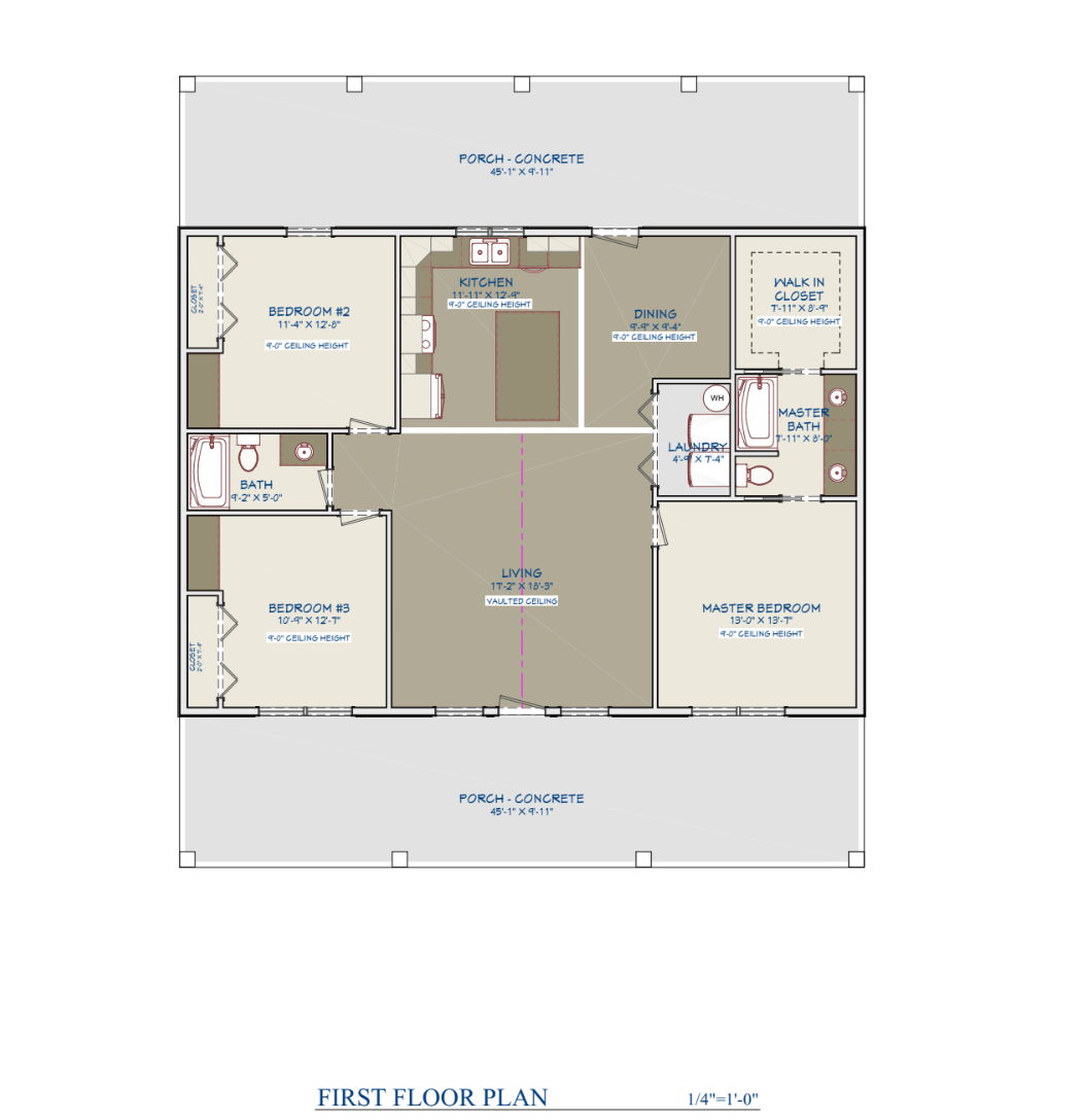 Barndominium Plan B1440 barndominium house plan