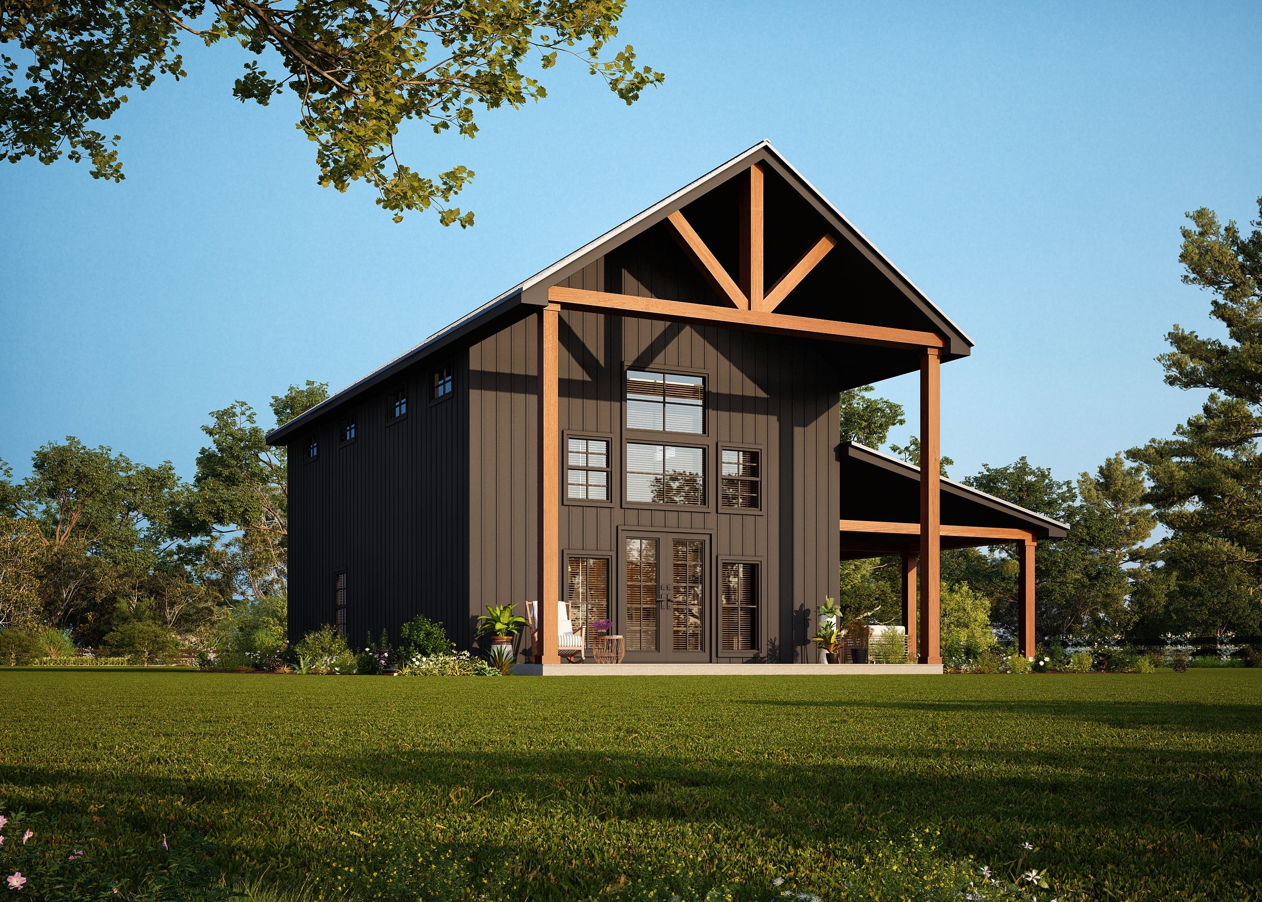 Barndominium Plan B1525 barndominium house plan