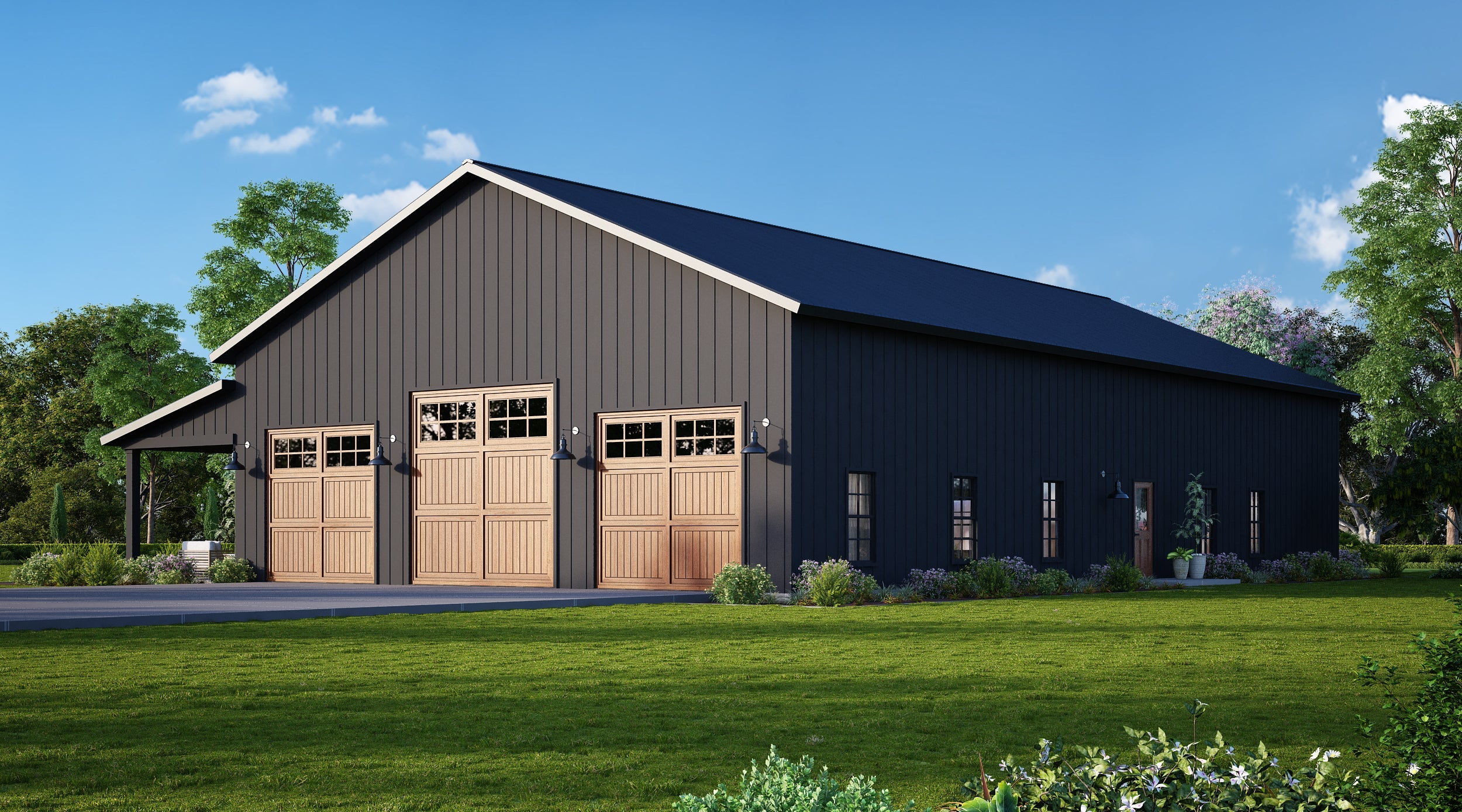 Barndominium Plan B1853 barndominium house plan