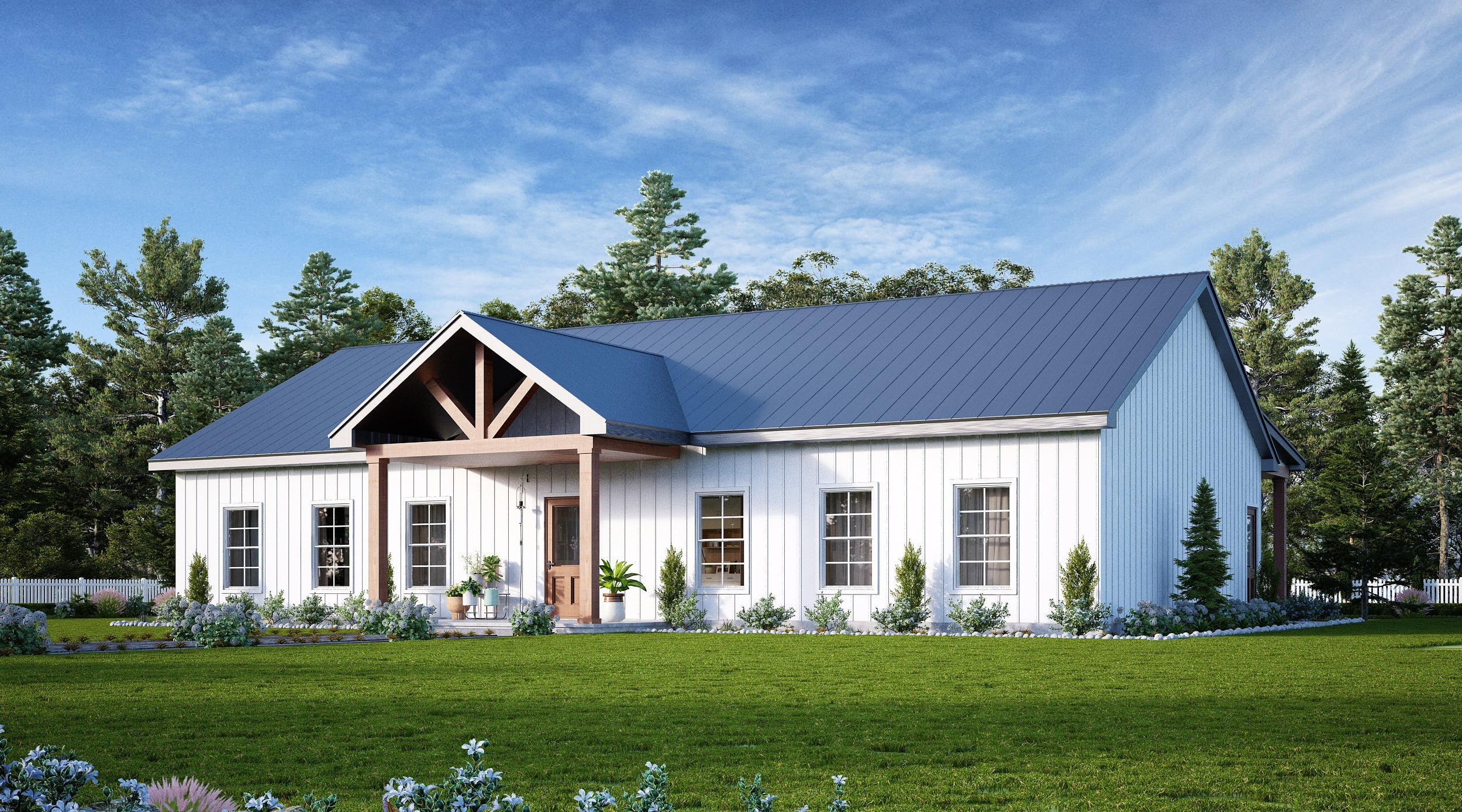 Barndominium Plan B1855 barndominium house plan