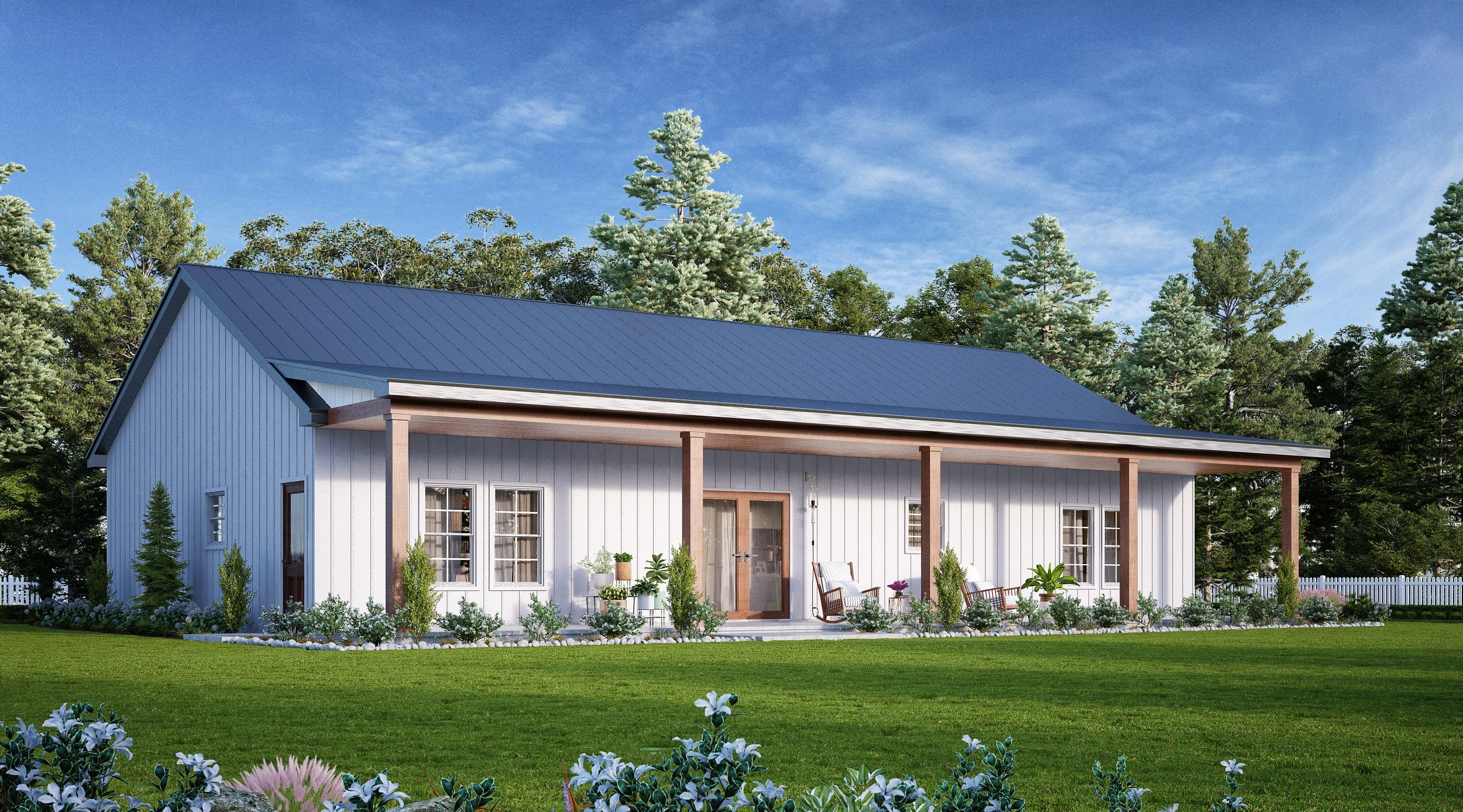 Barndominium Plan B1855 barndominium house plan