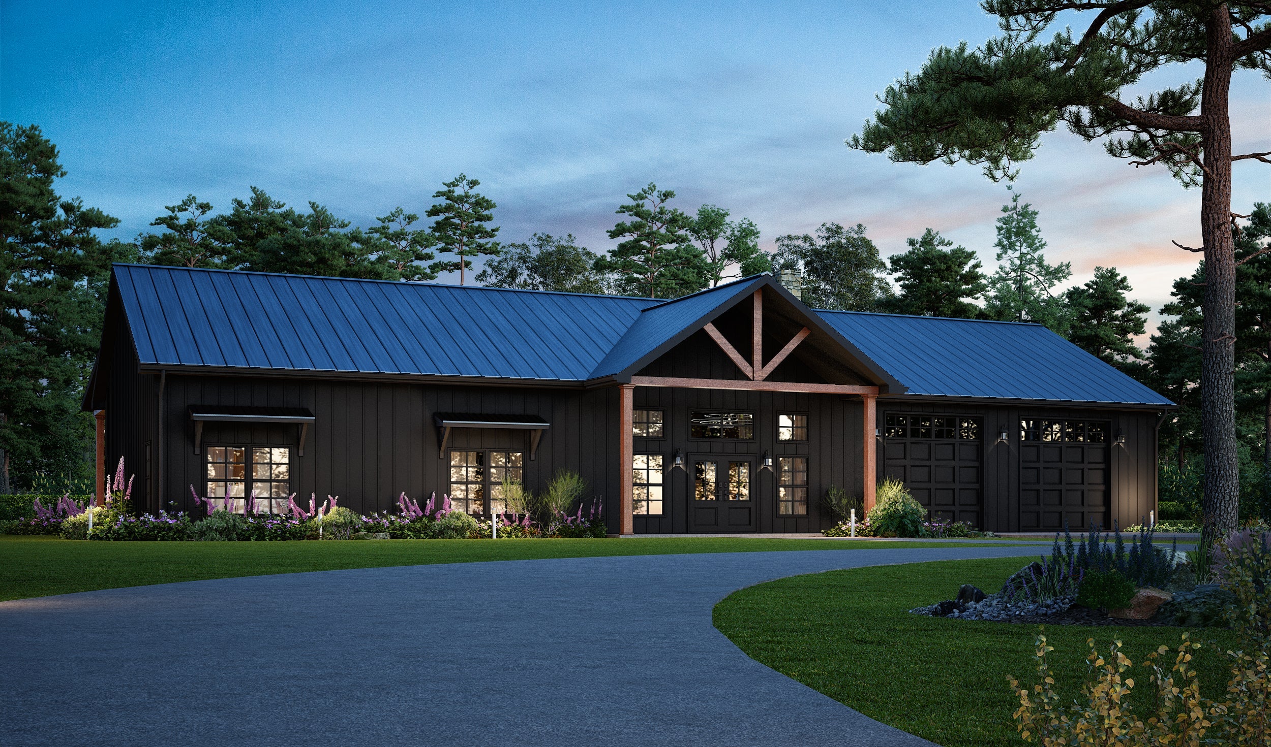 Barndominium Plan B1945 barndominium house plan