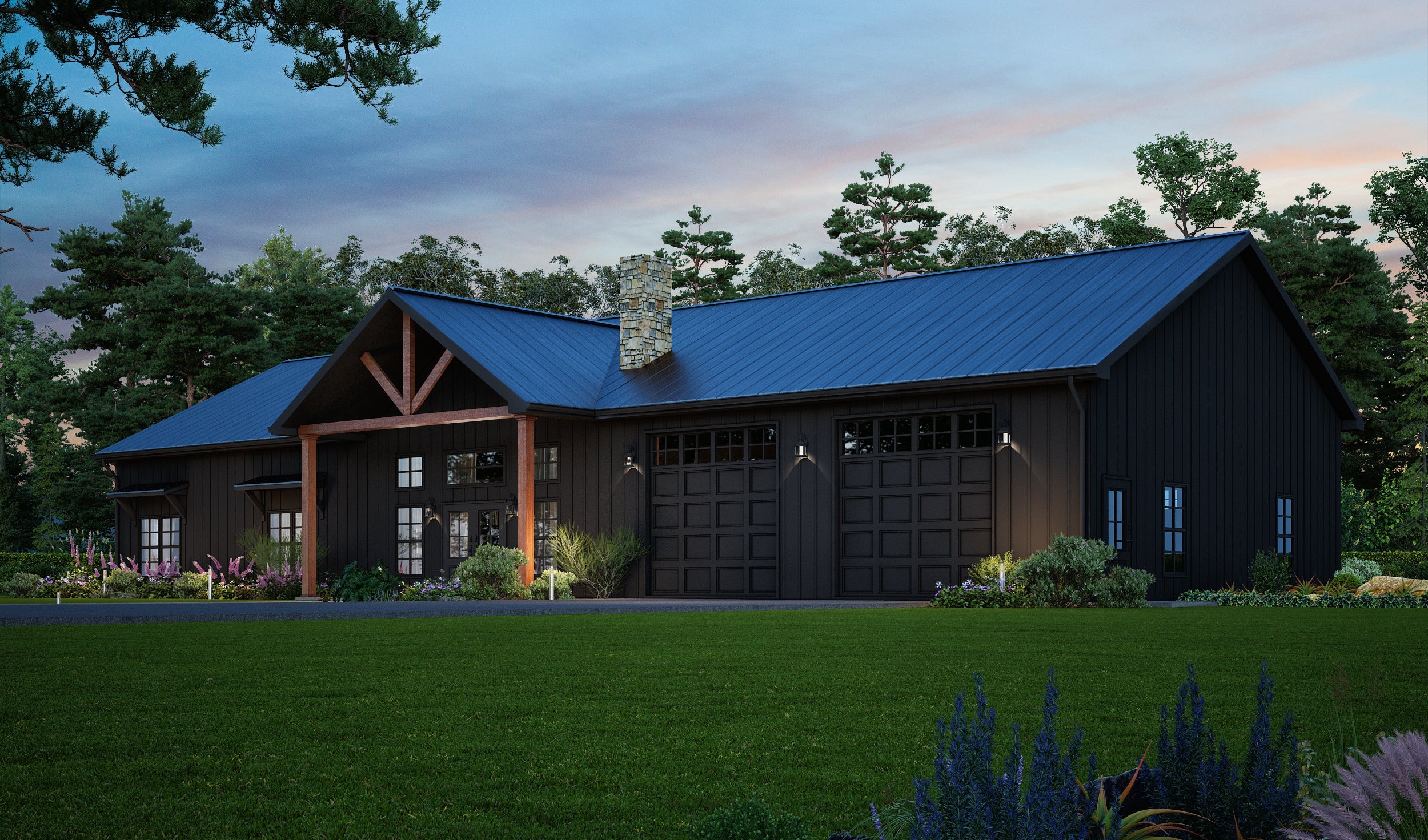 Barndominium Plan B1945 barndominium house plan