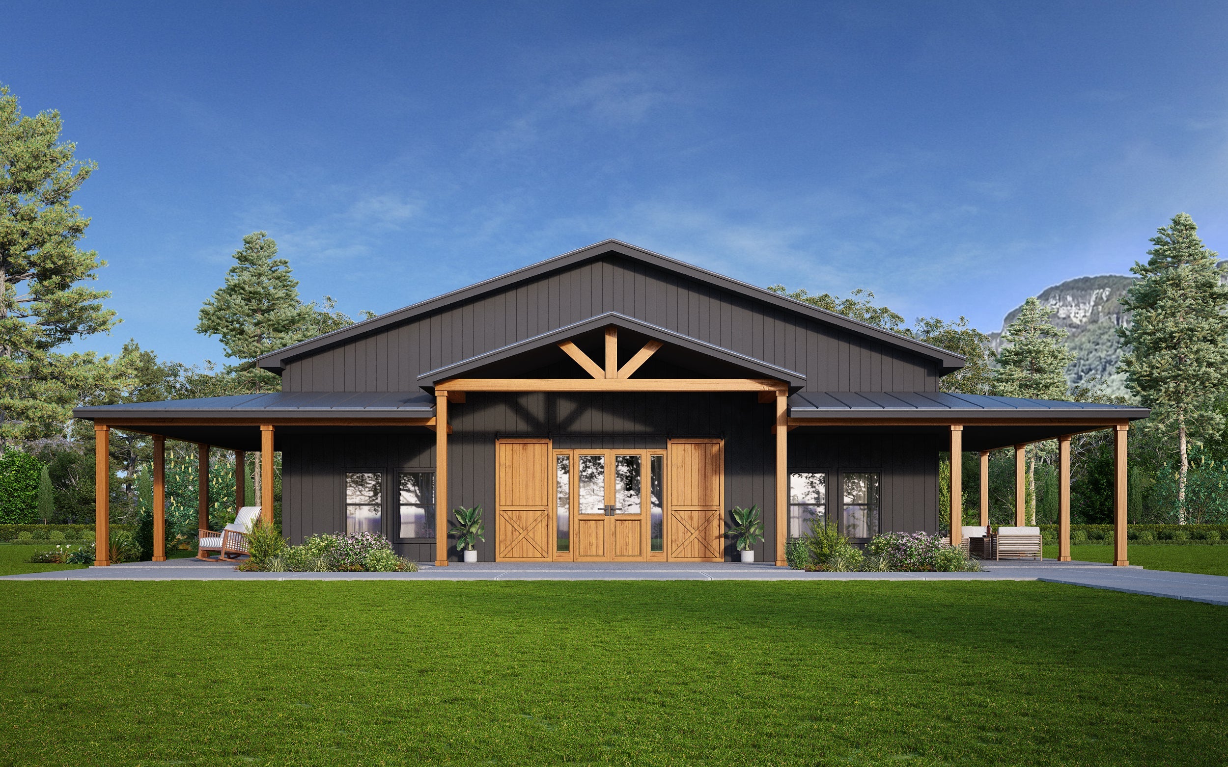 Barndominium Plan B2208 barndominium house plan