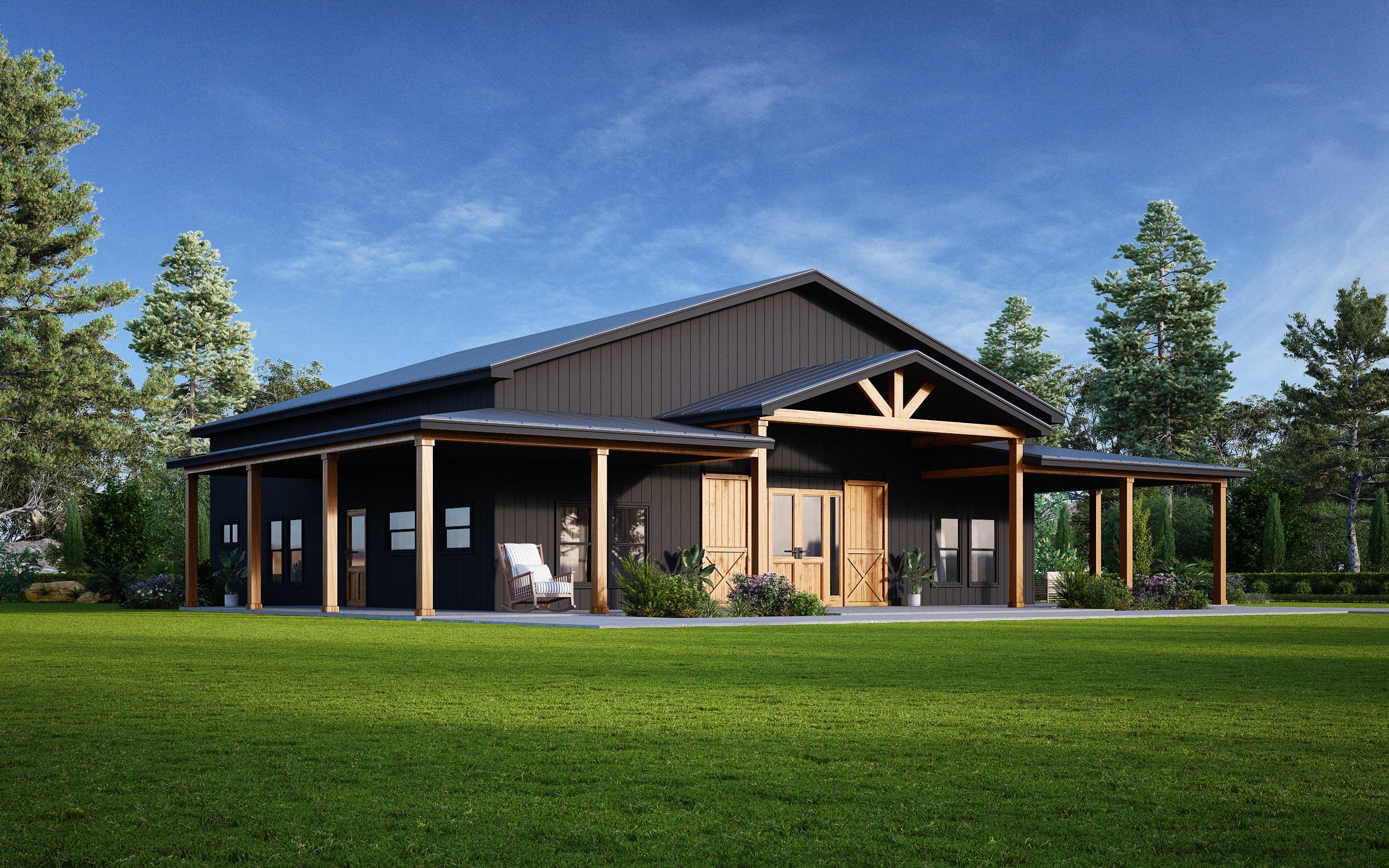 Barndominium Plan B2208 barndominium house plan