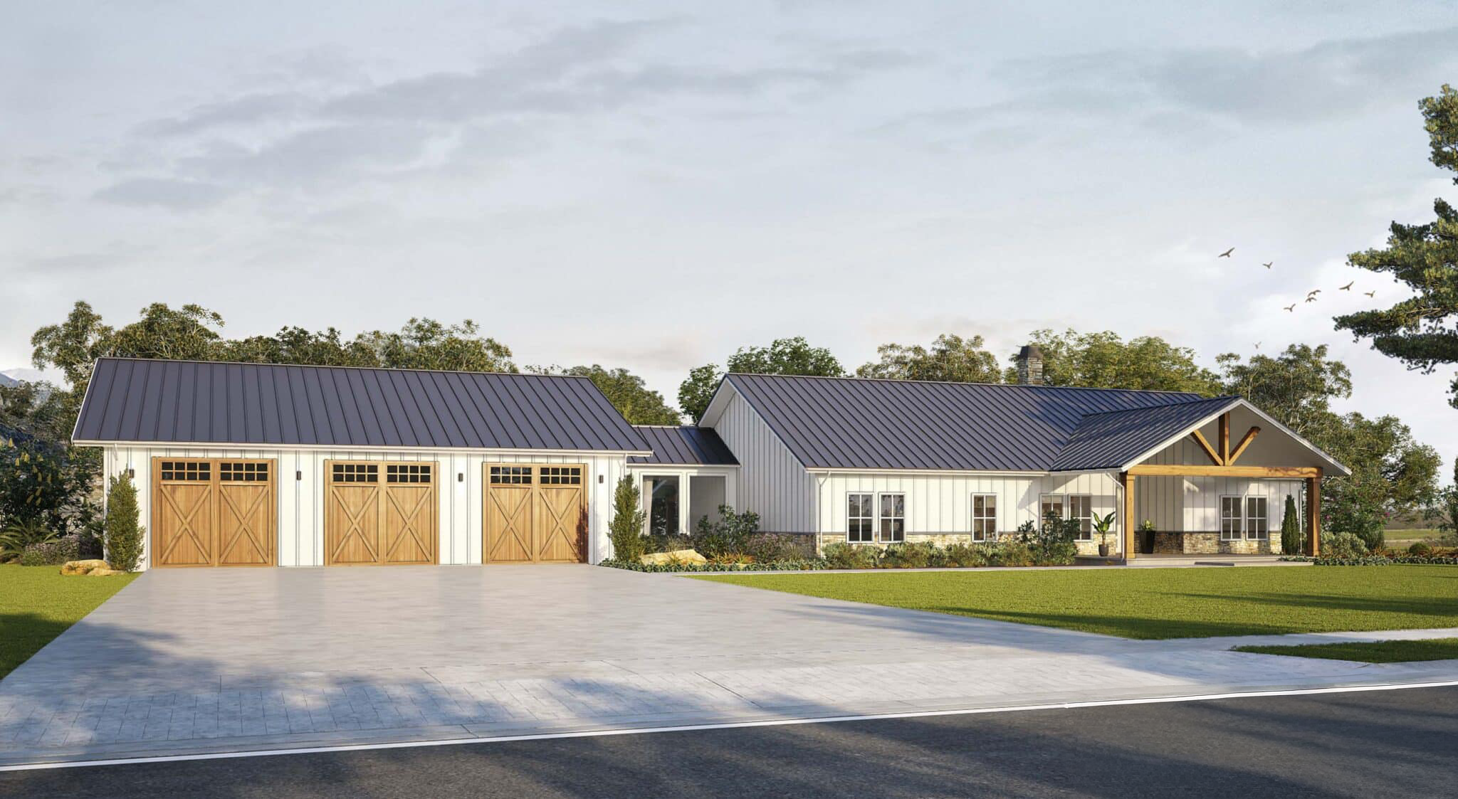 Barndominium Plan B2334-G-B barndominium house plan