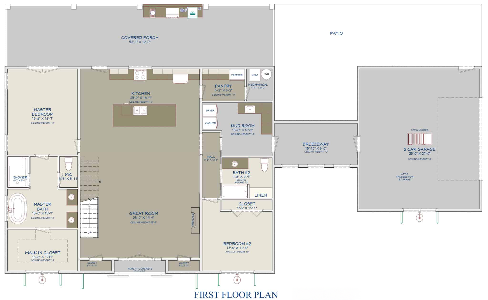Barndominium Plan B2625 barndominium house plan