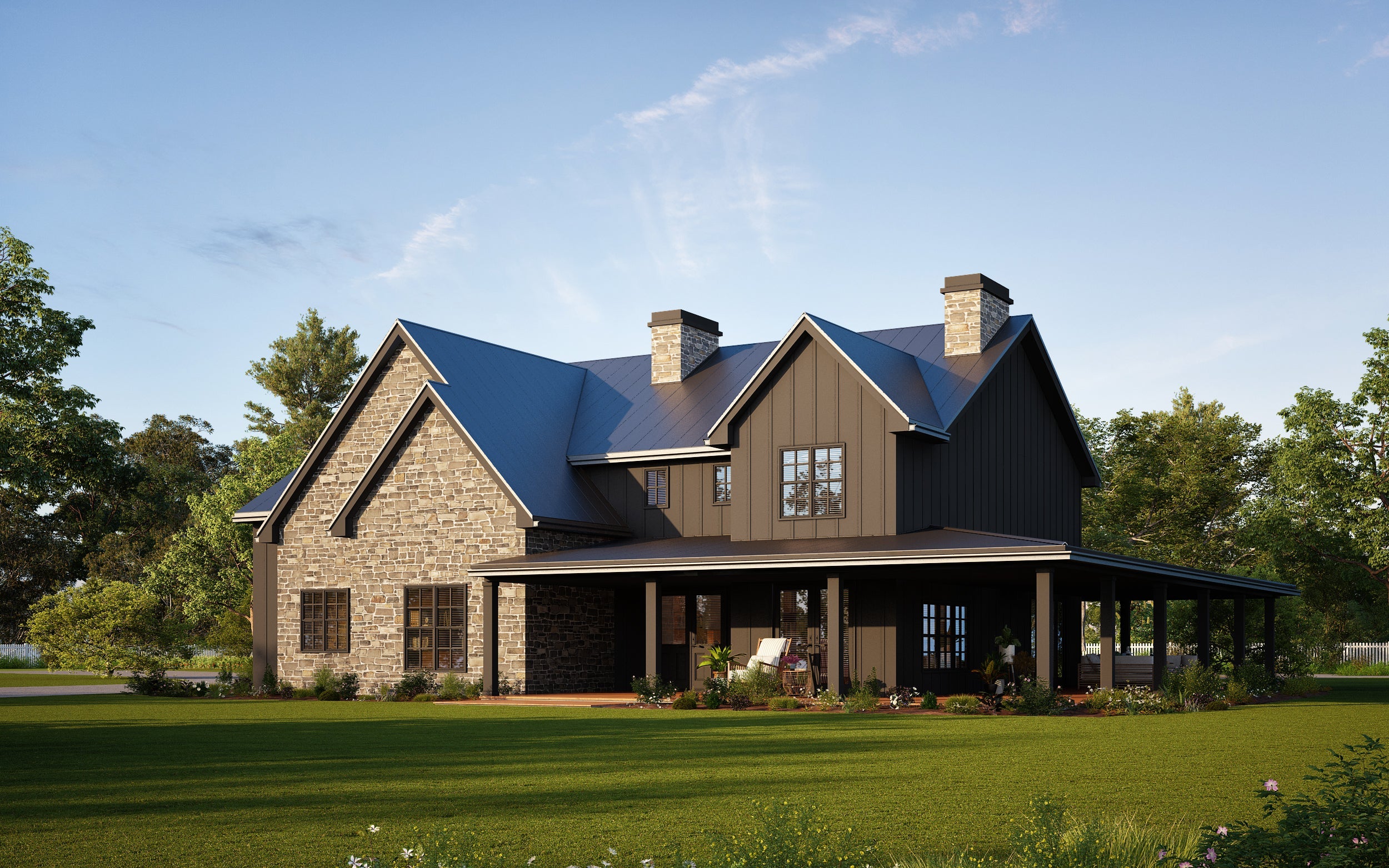 Barndominium Plan B3429-G barndominium house plan
