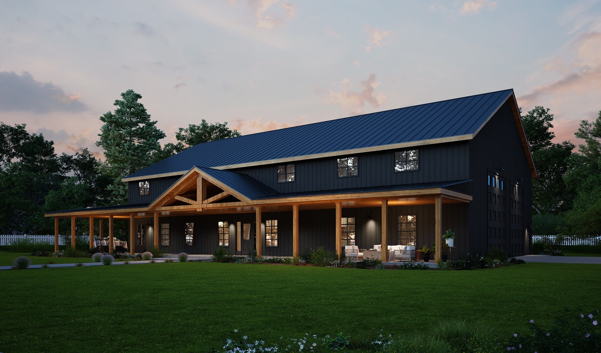 Barndominium Plan B3935 barndominium house plan