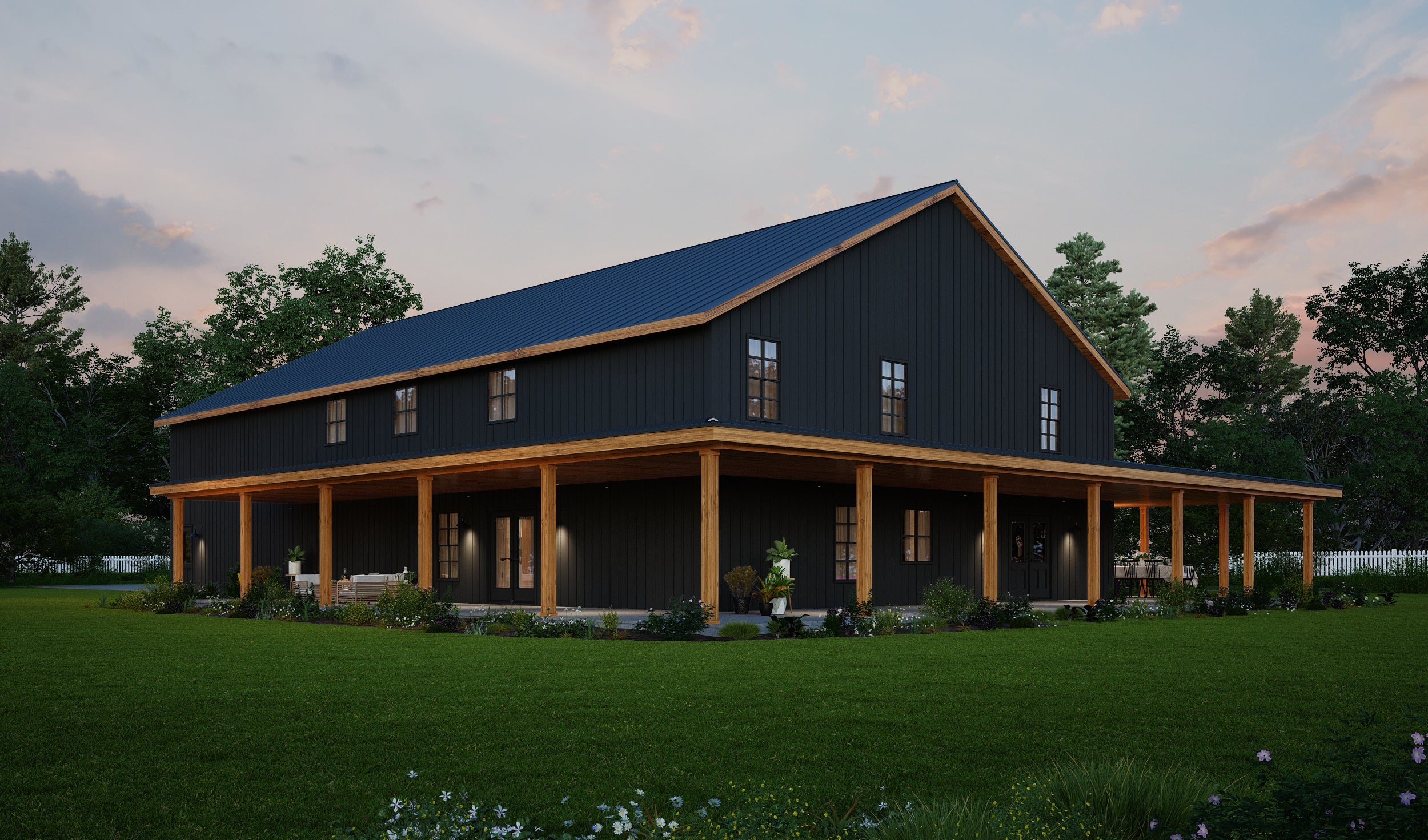 Barndominium Plan B3935 barndominium house plan