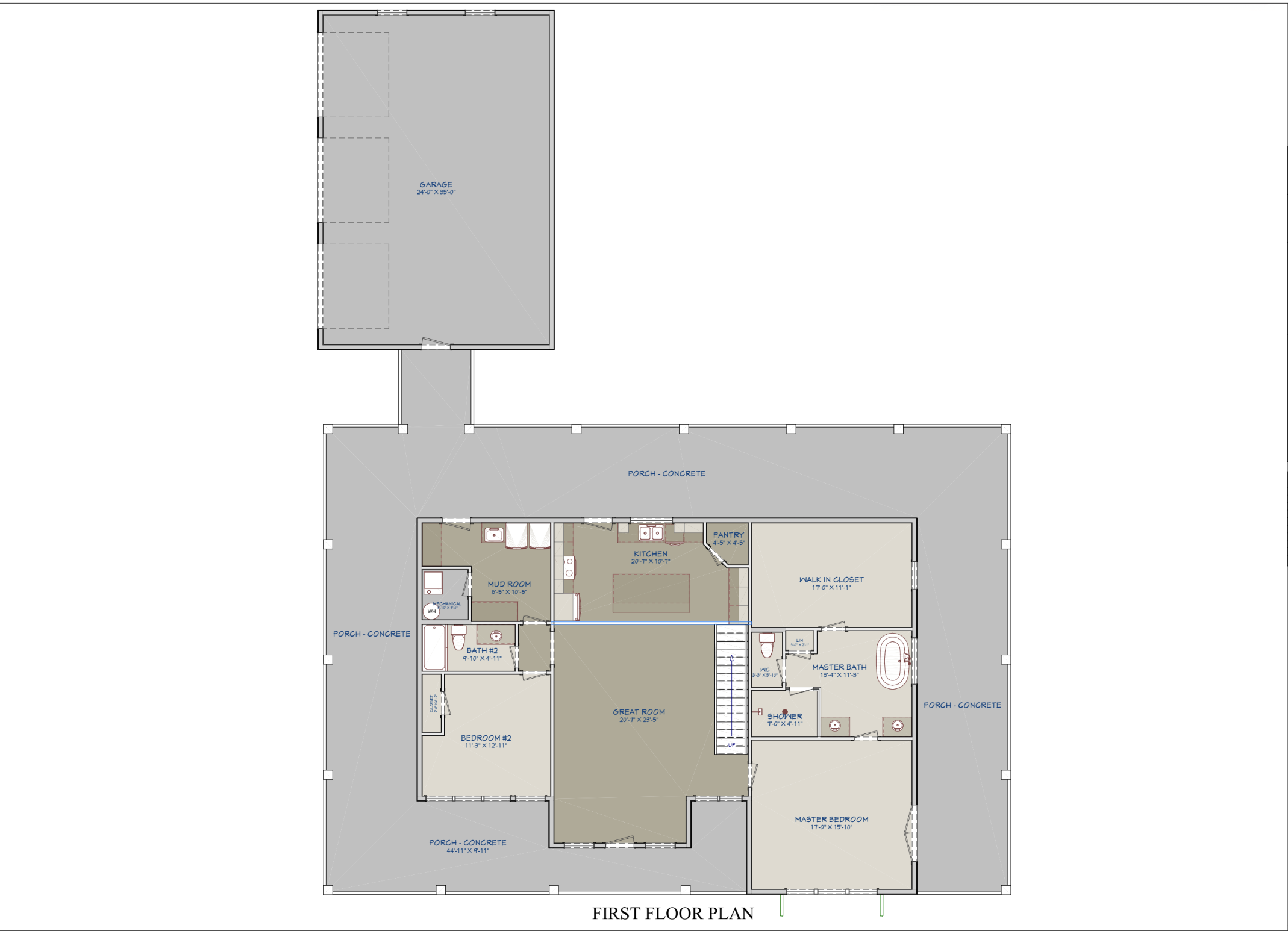 Barndominium Plan B2775 barndominium house plan