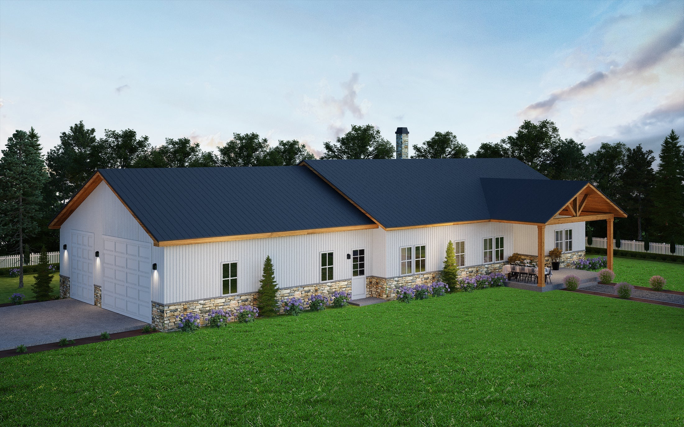 Barndominium Plan B2334-G barndominium house plan