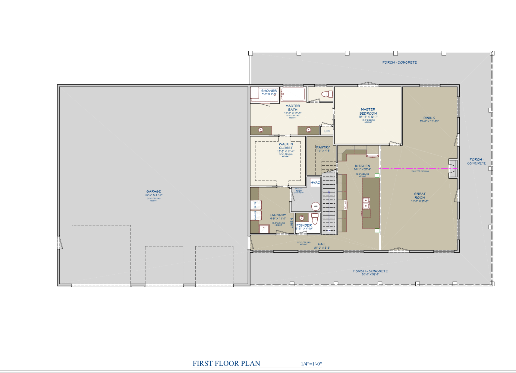 Barndominium Plan B5550 Shophouse