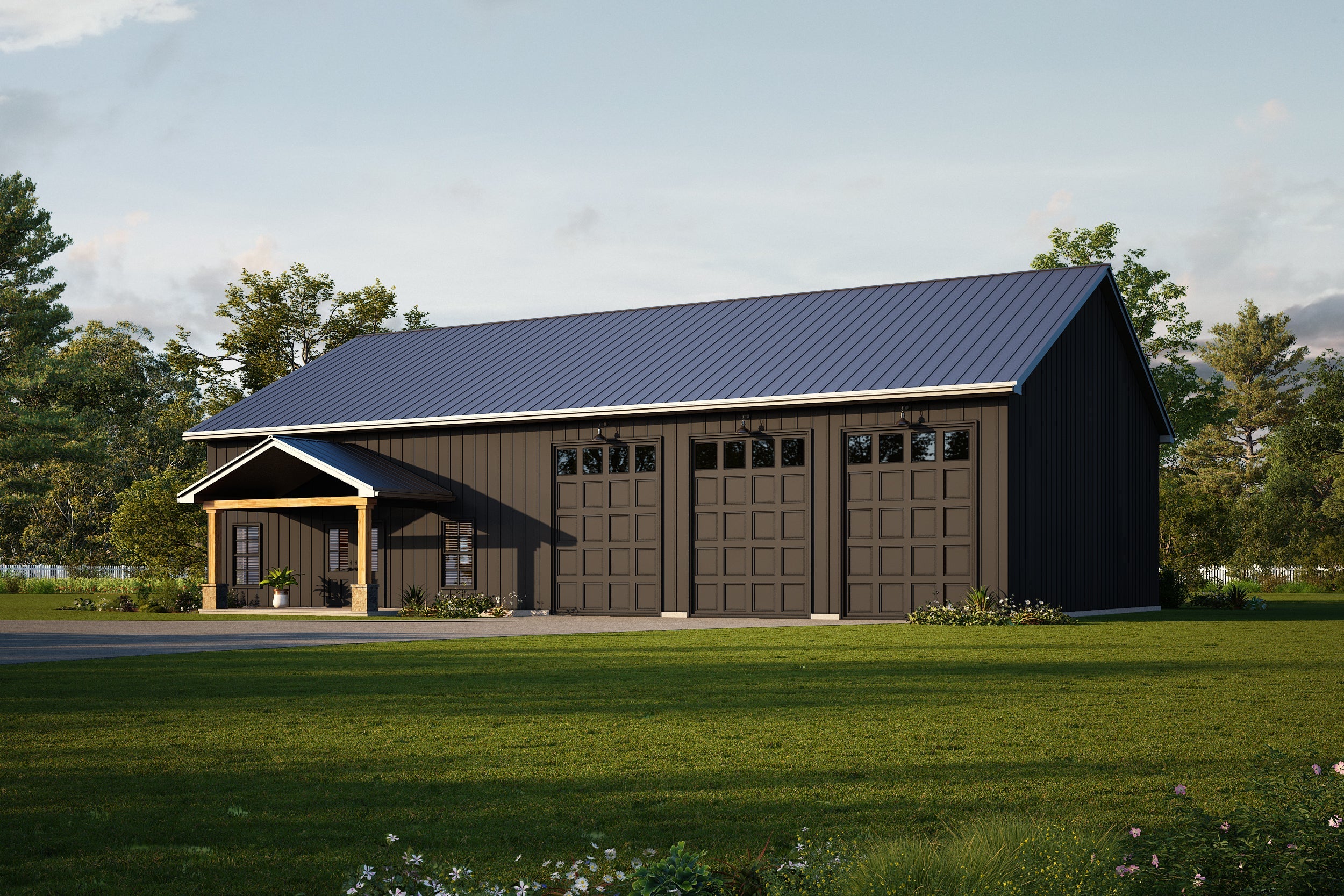 Barndominium Plan B2635 barndominium house plan
