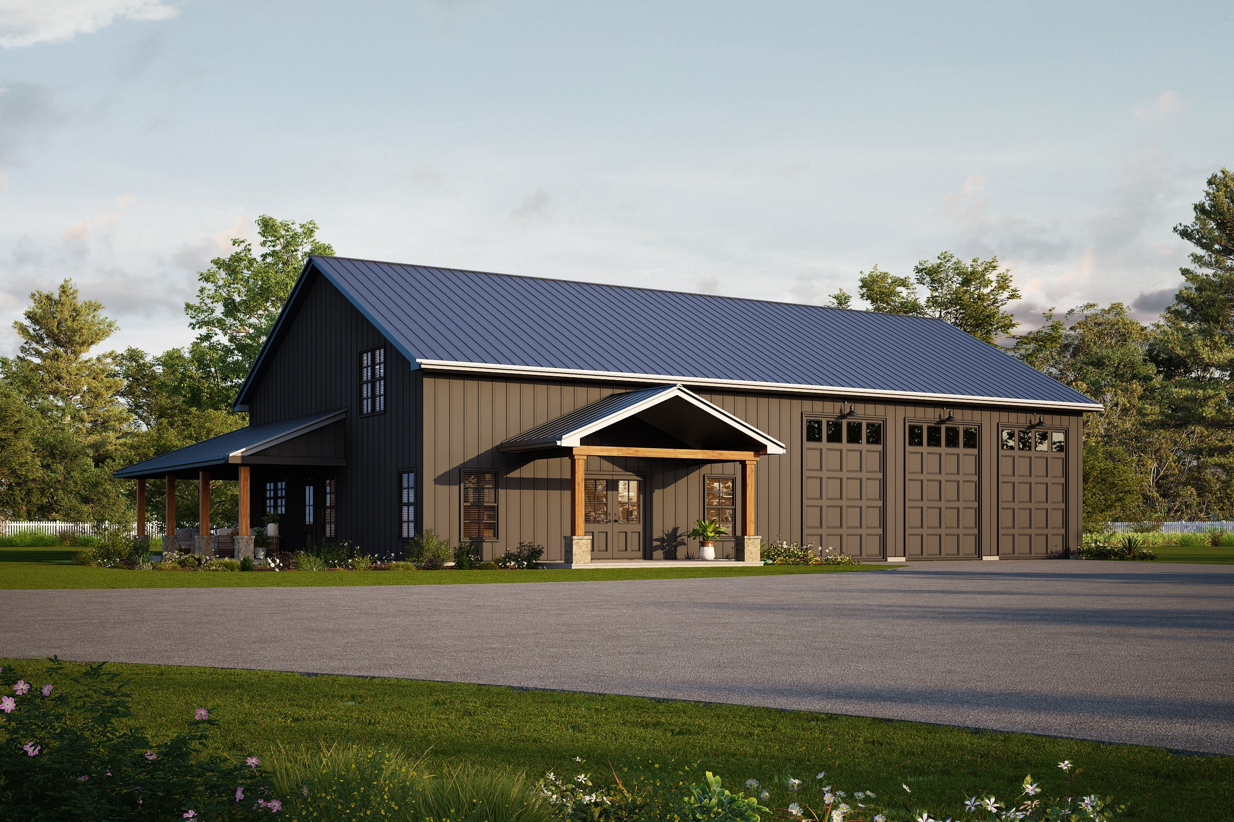 Barndominium Plan B2635 barndominium house plan