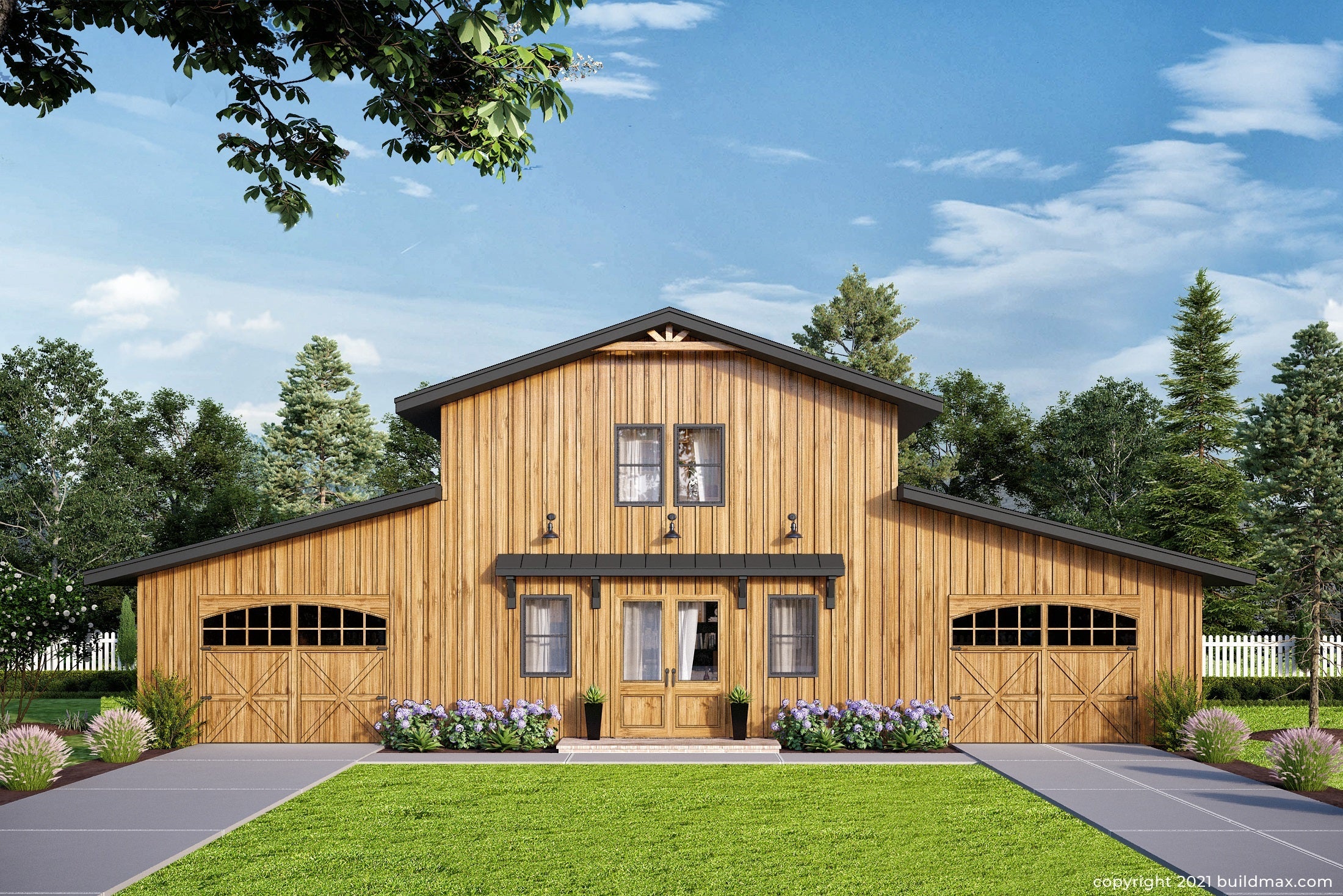 Barndominium Plan B2174 barndominium house plan