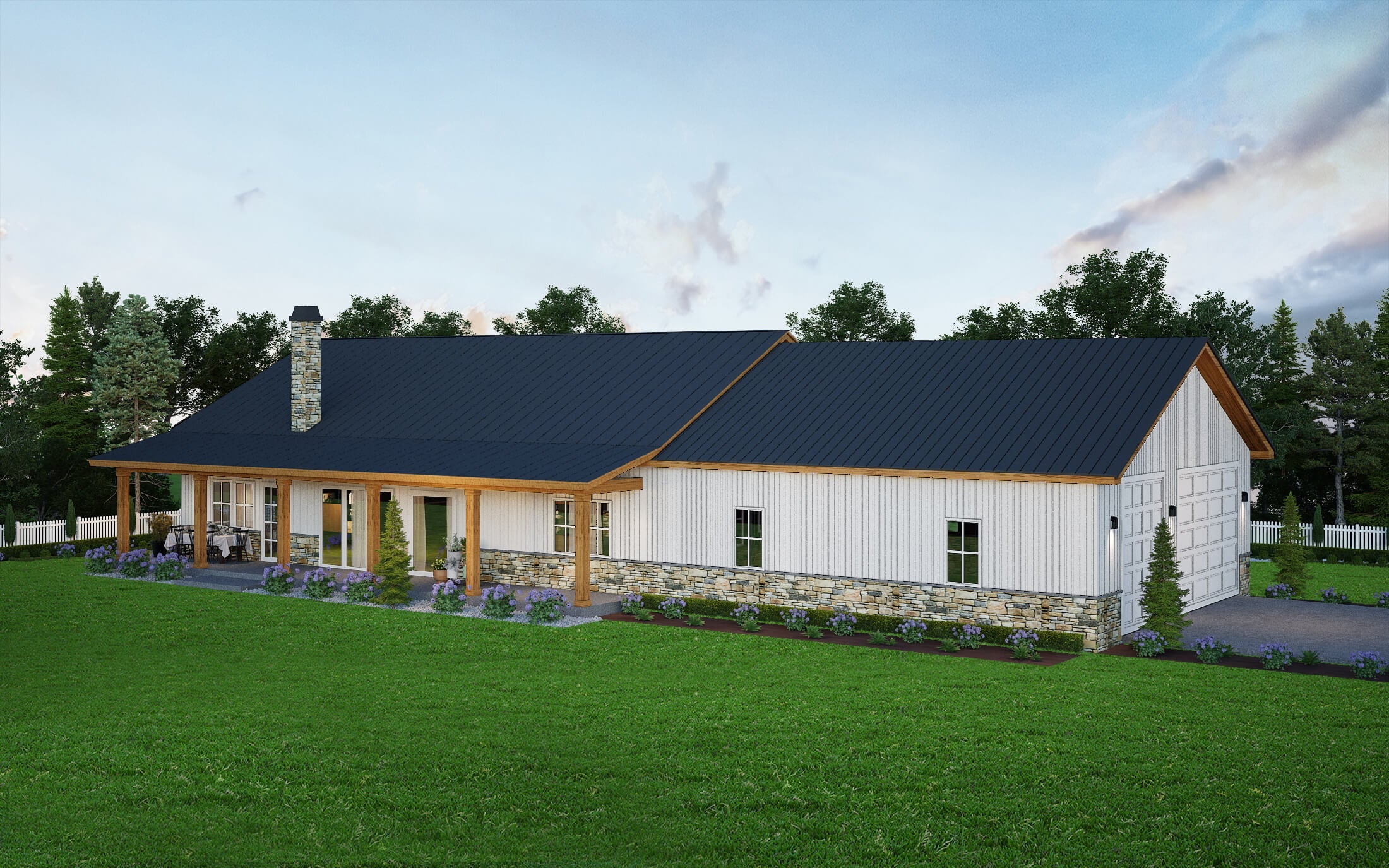 Barndominium Plan B2334-G barndominium house plan