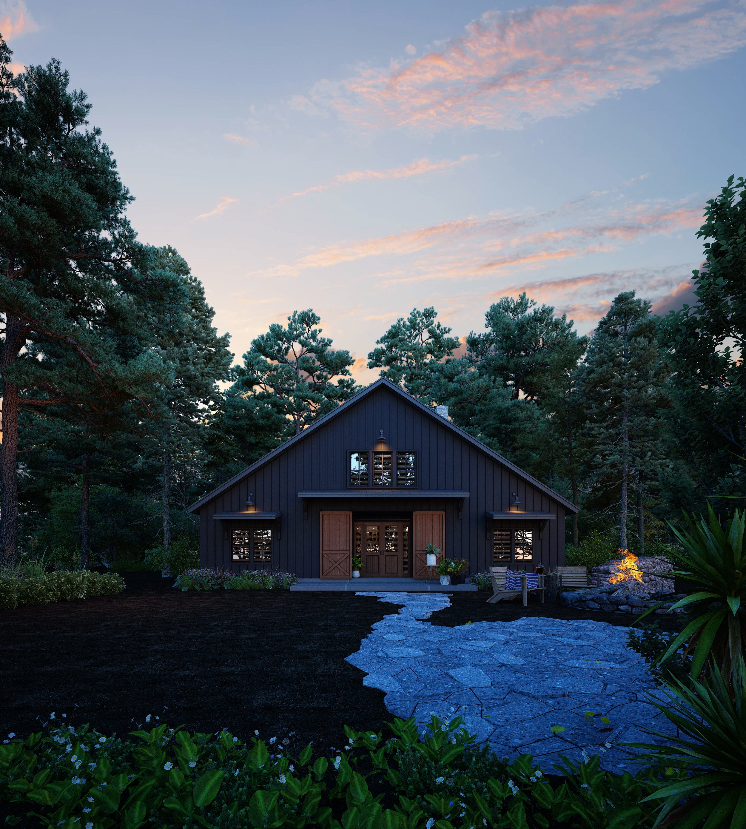 Barndominium Plan B2472 barndominium house plan