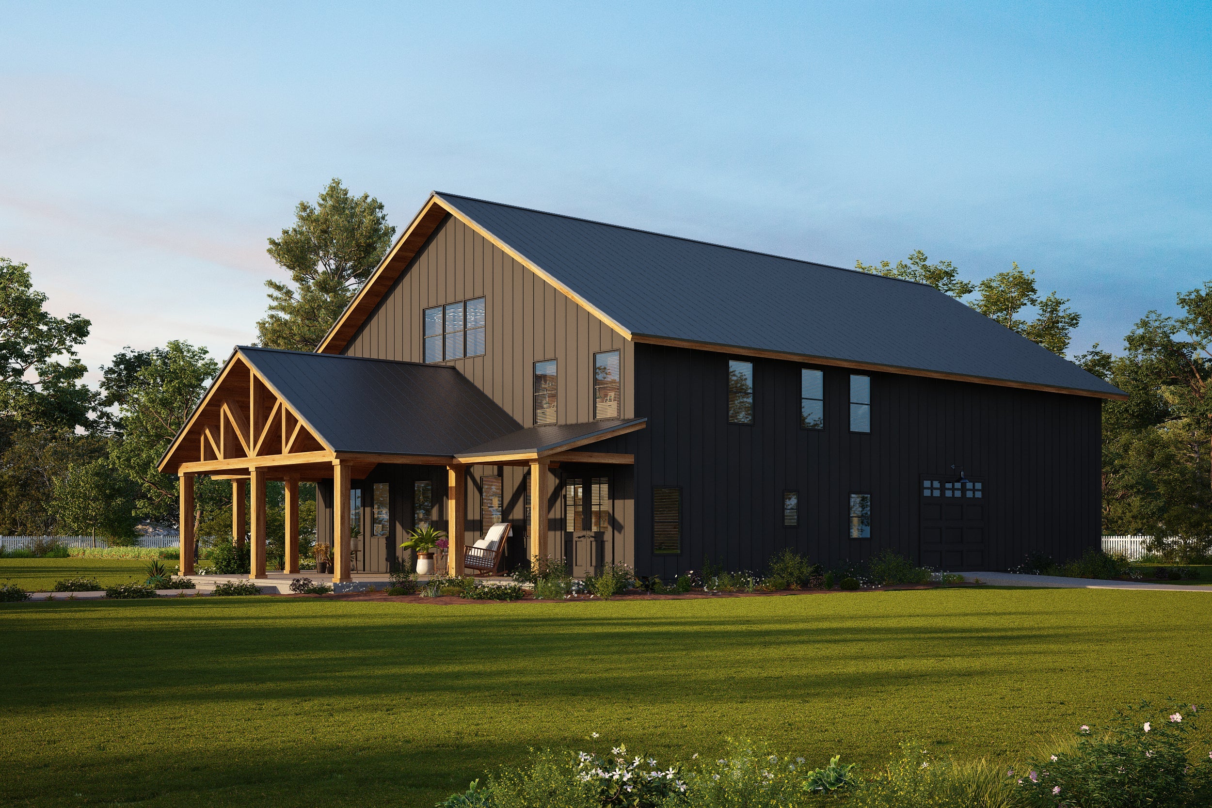 Barndominium Plan B2610 barndominium house plan
