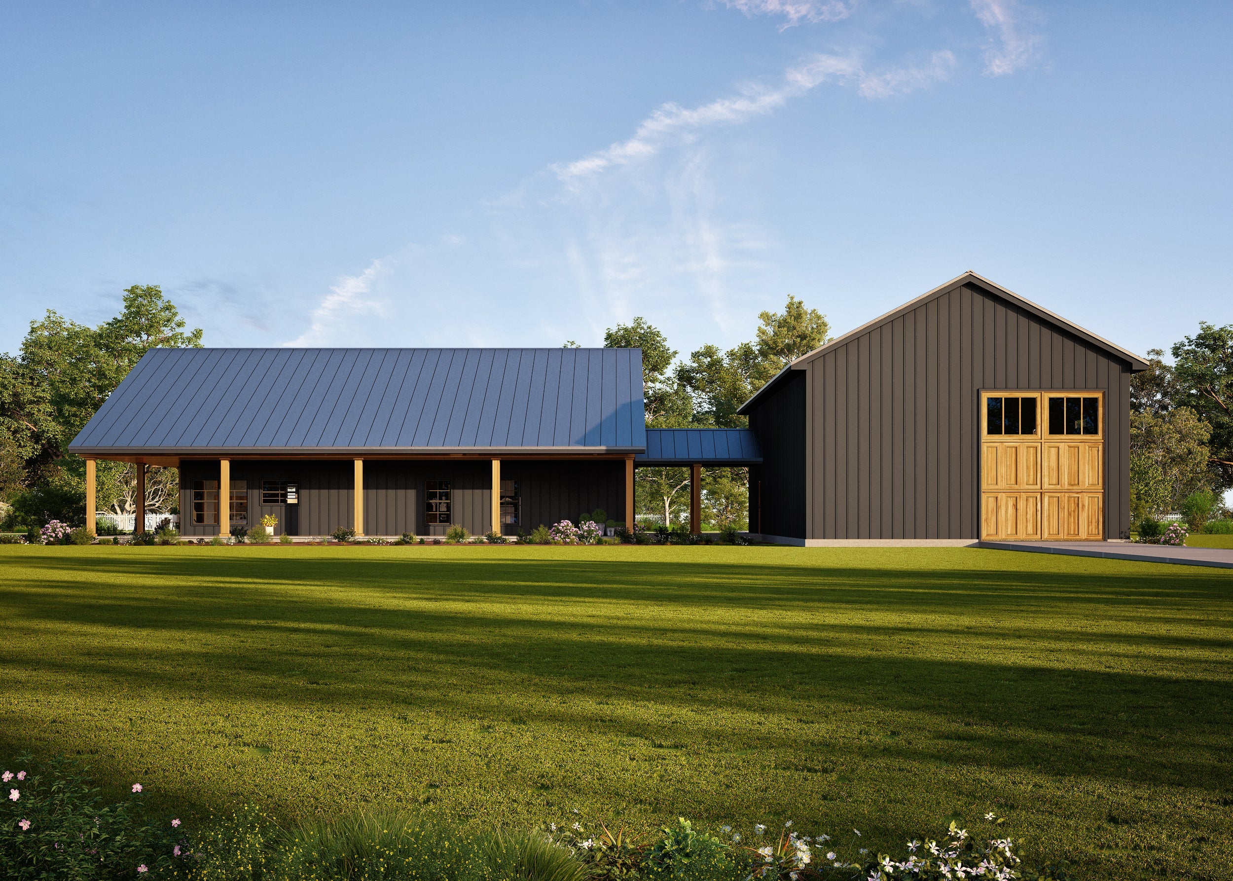 Barndominium Plan B1725-G barndominium house plan
